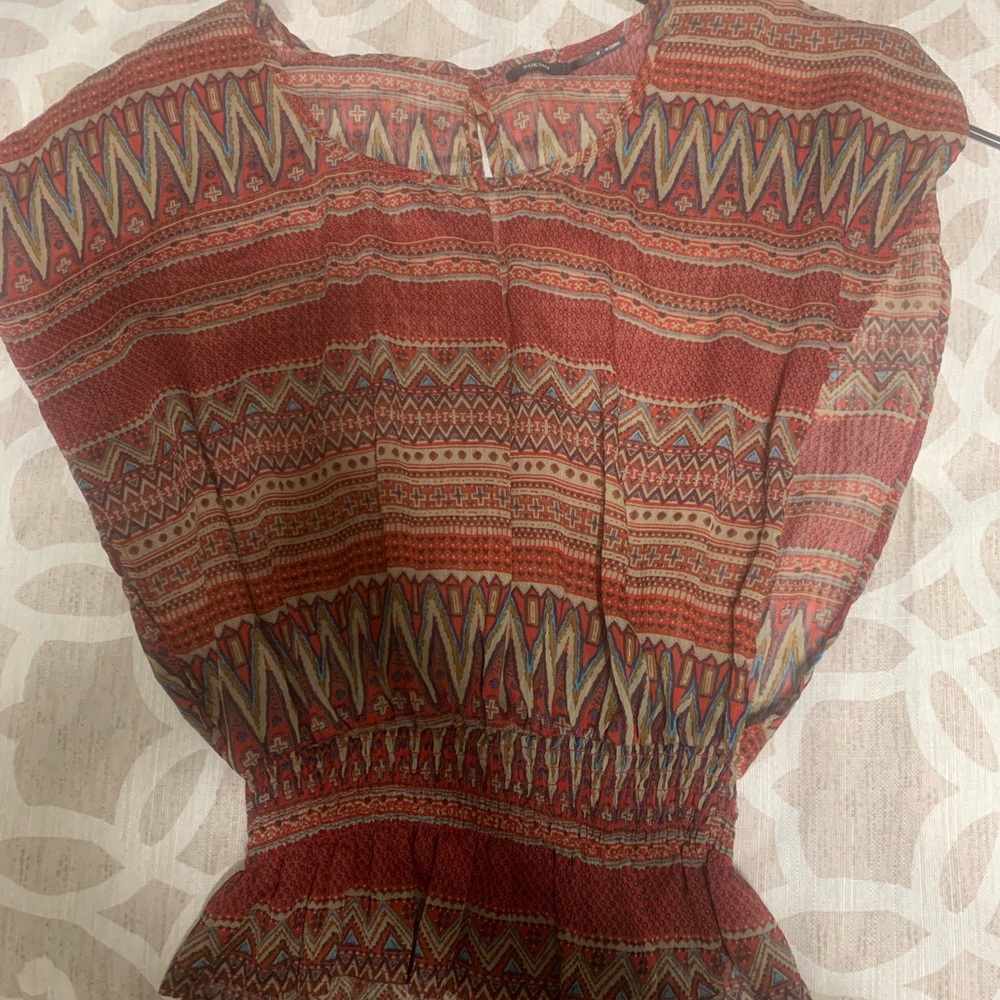 Blouse sheer top